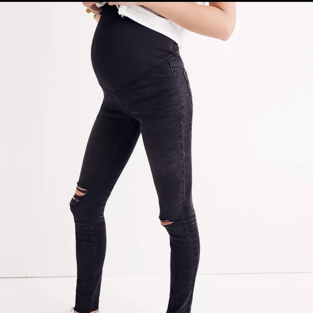 Madewell Maternity Over-the-Belly Skinny Jeans  Size 26
